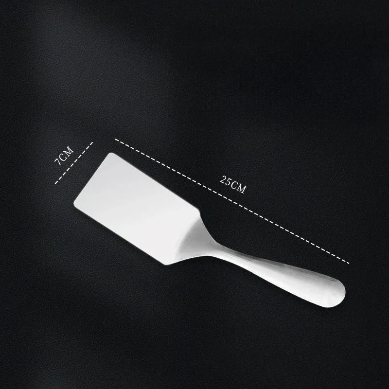 Stainless Steel Scraper Cooking Spatula Barbecue Spatula Plate