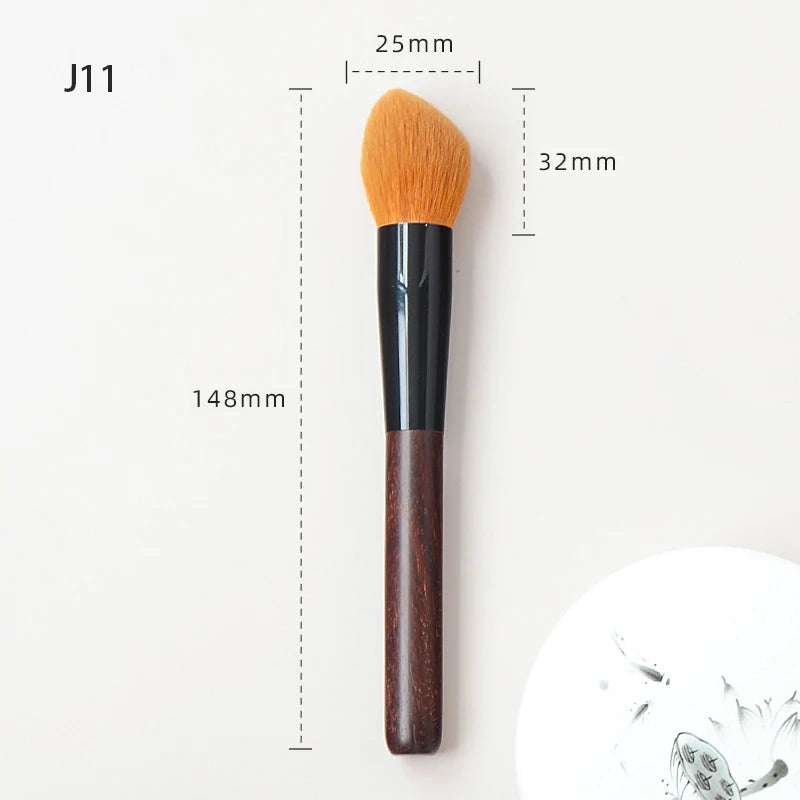 Soft Tiny Tips Goat Hair Handmade Makeup Brush