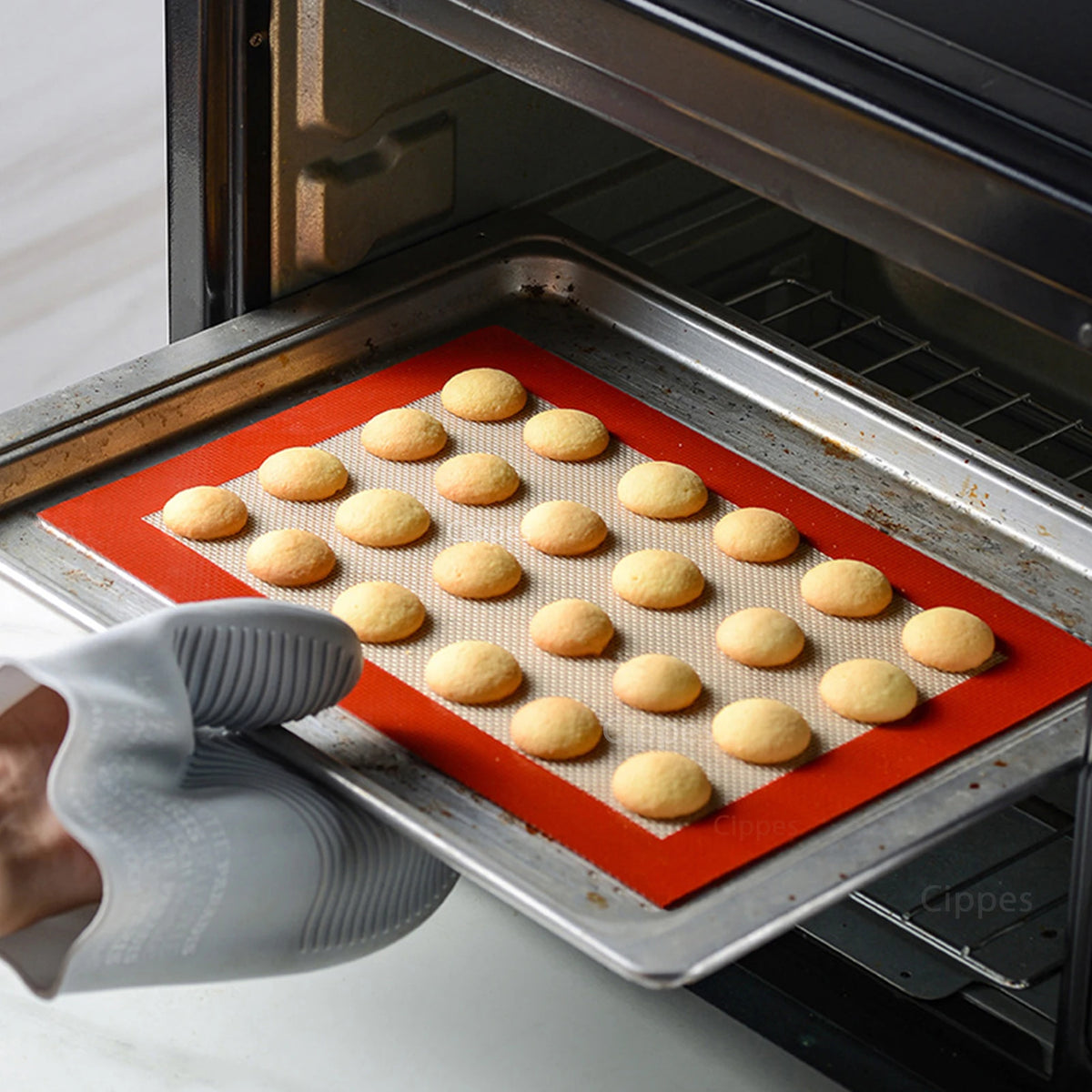 2pcs Silicone Baking Mats Oven Reusable Non Stick