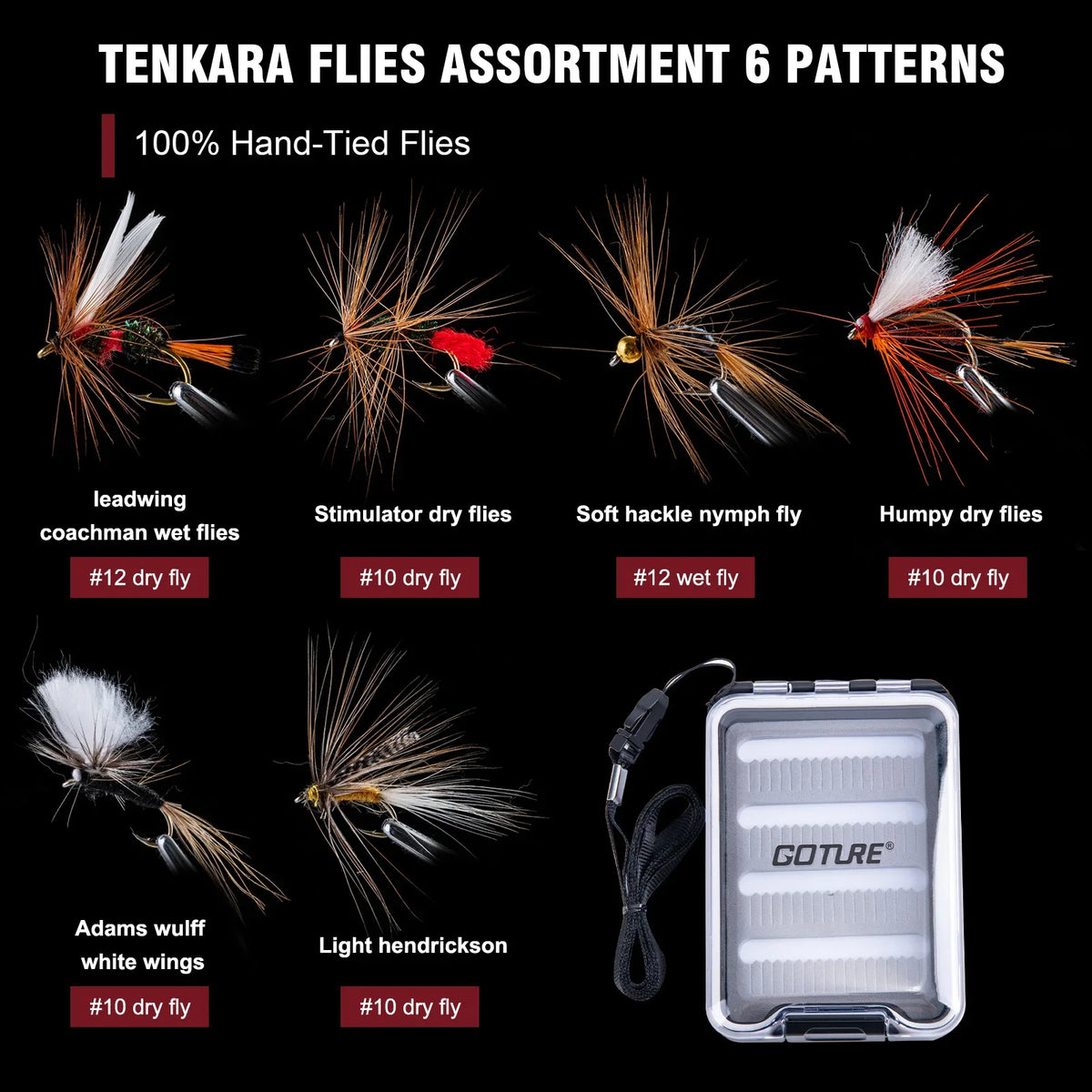 Goture Tenkara Fishing Kit 6m Rod Spare Tip
