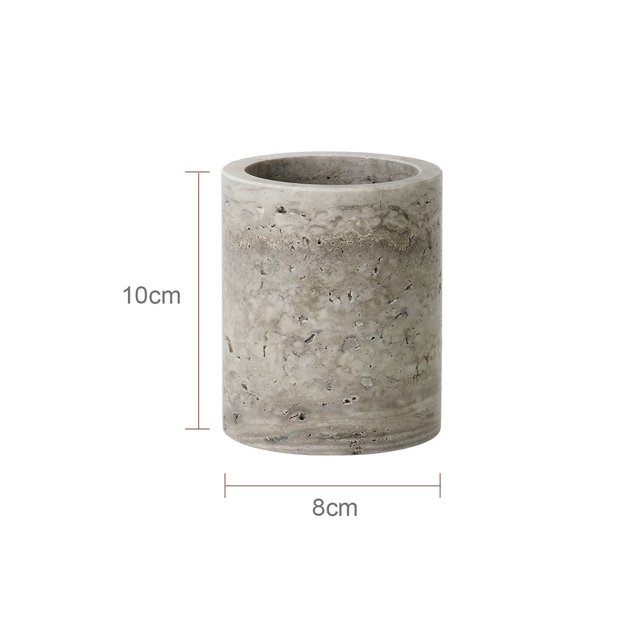 Grigio Travertino Bathroom Sets Vintage Marble Soap Holder