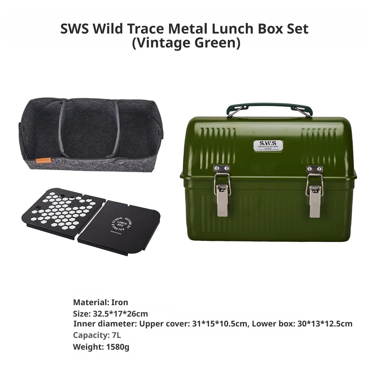 Wellhike- Outdoor Sws Wild Trace Metal Lunch Box