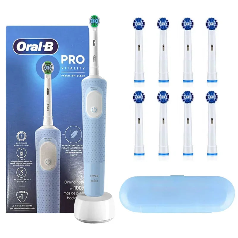 Oral D100 Electronic Toothbrush Adult Rechargeable Cross Action