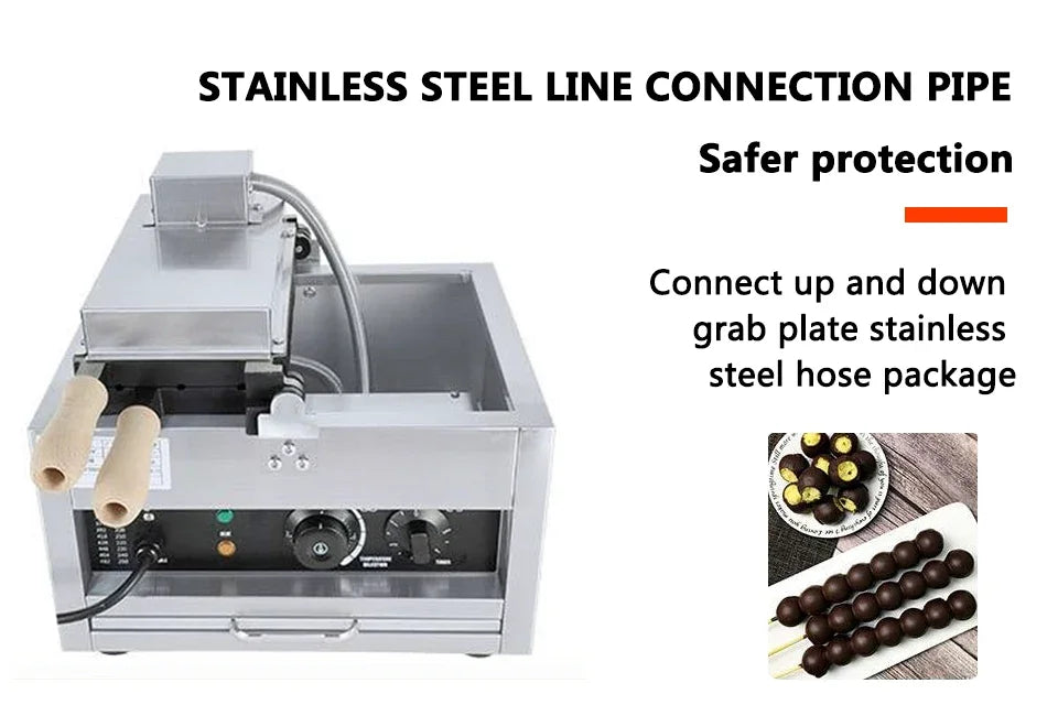 Xeoleo Electric Waffle Maker 1400w Candied Haws Skewer