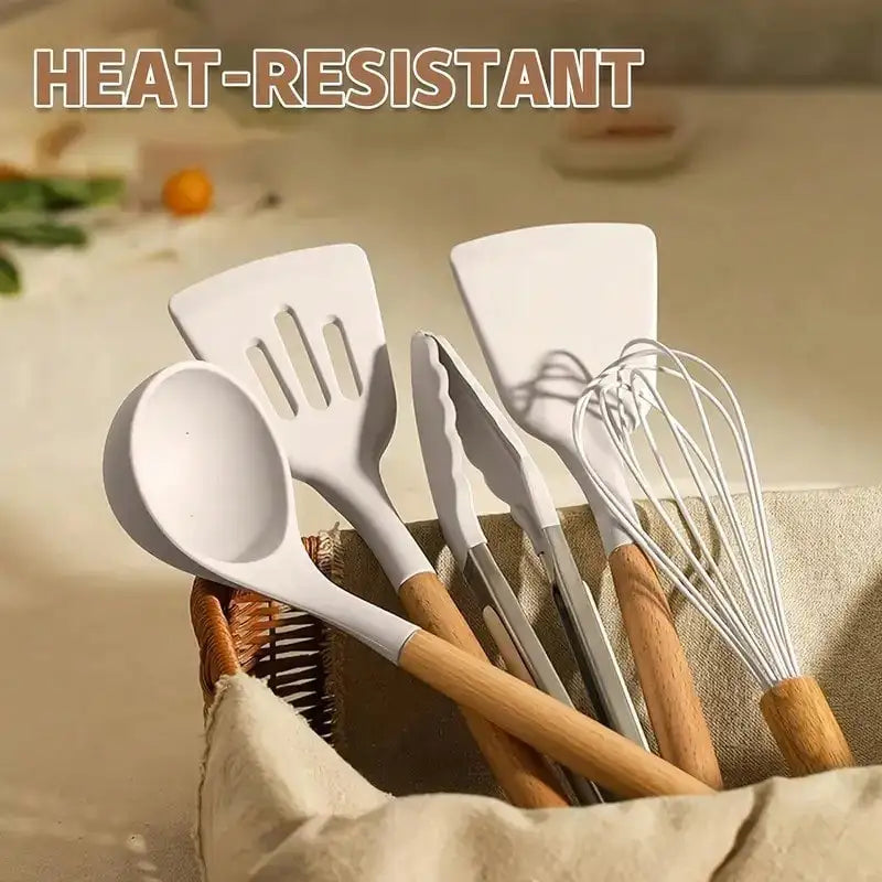 Silicone Utensils Modern Cooking Utensil 34 Black Heat
