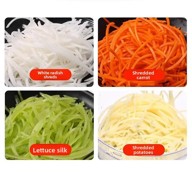 110v/220v Commercial Vegetable Cutter In Automatic Electric