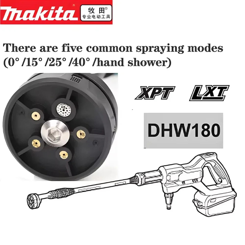 Makita Dhw180 18v Lxt Cordless High Pressure Washer