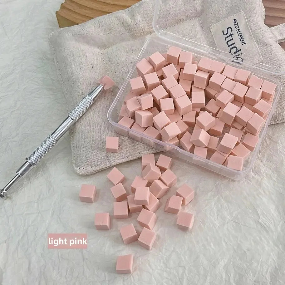 1set 100pcs Nail Care Gradual Pat Cotton Clip