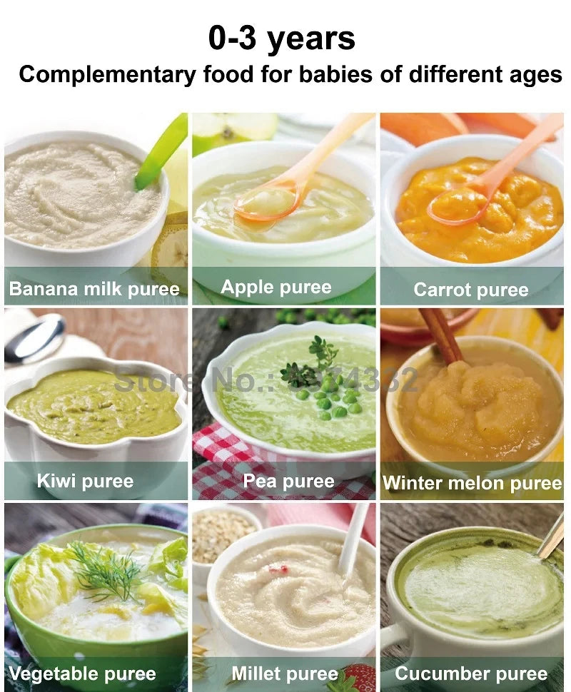 300w Baby Food Cook Mixer Steamer Fruit Vegetable