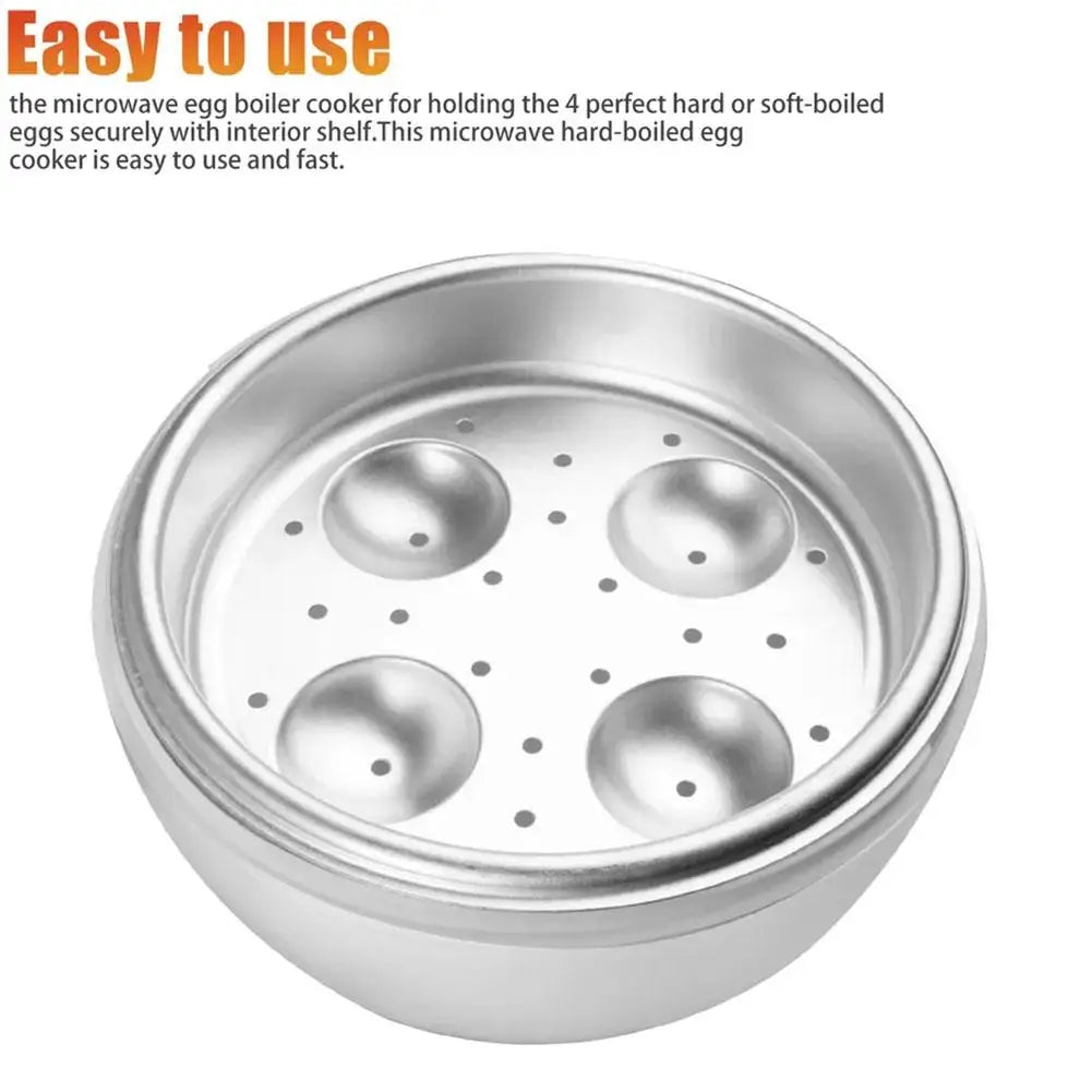 1/4 Eggs Microwave Egg Steamer Boiler Cooker Easy