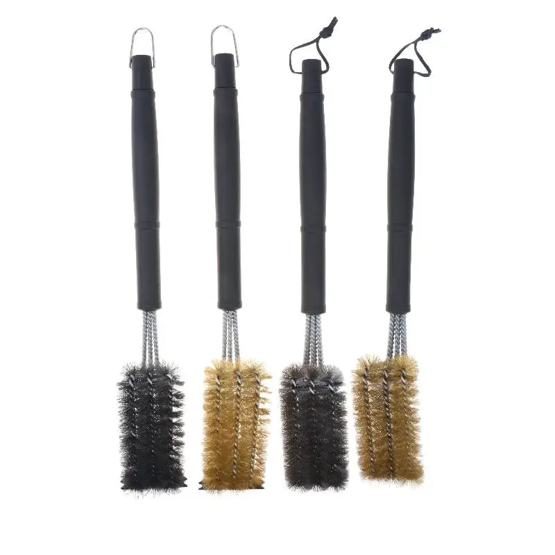Grill Cleaning Brush Rust Resistant Metal Bbq Scrubber