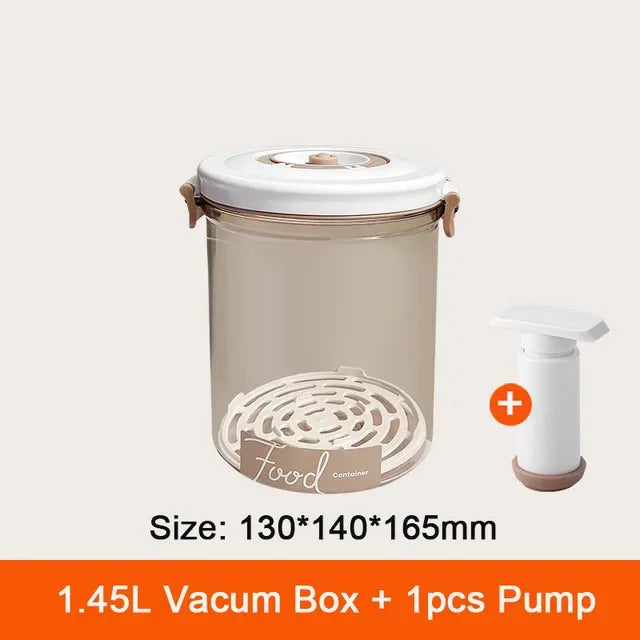 Food Vacuum Storage Box Fresh-Keeping Sealed Canister Large