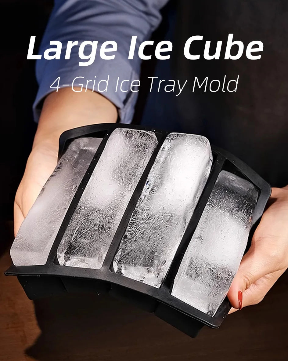 Ice Cube Tray Lid Large Long Ice Mold
