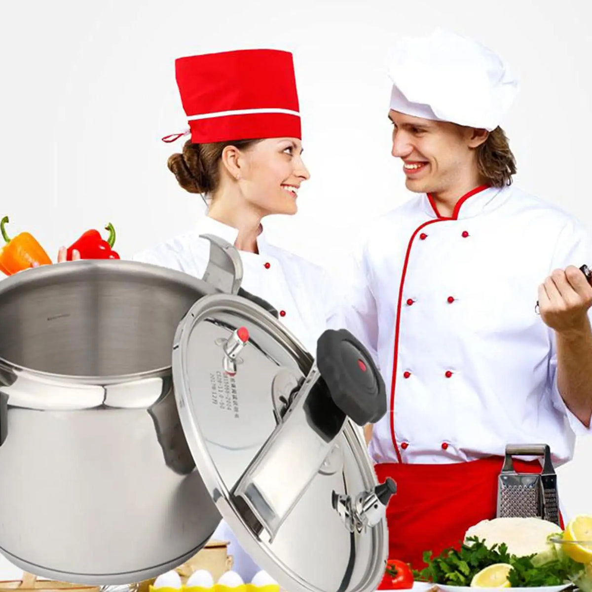 30 Quart Olla De Presion Grande & Stainless