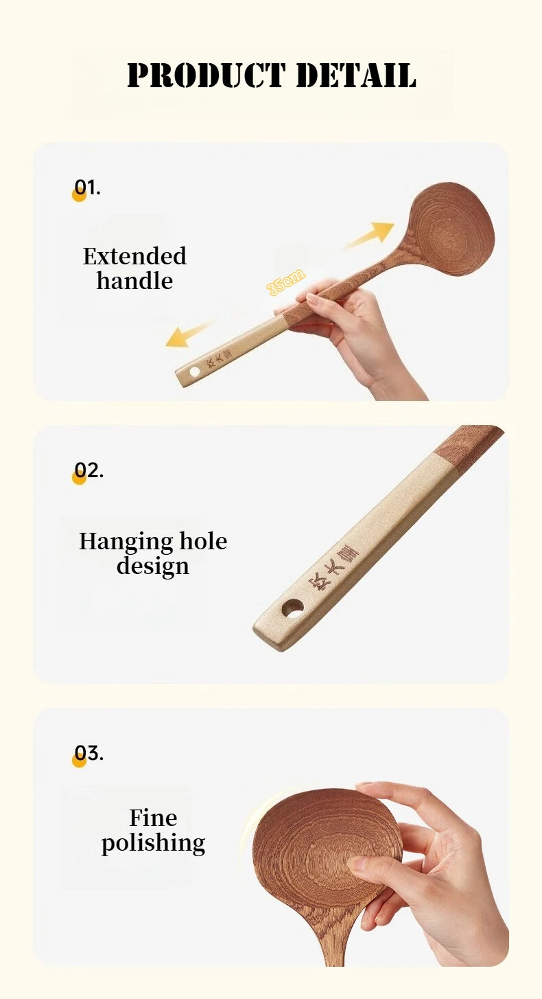 Cooker King 35cm Mushroom Shaped Frying Spatula Cooking
