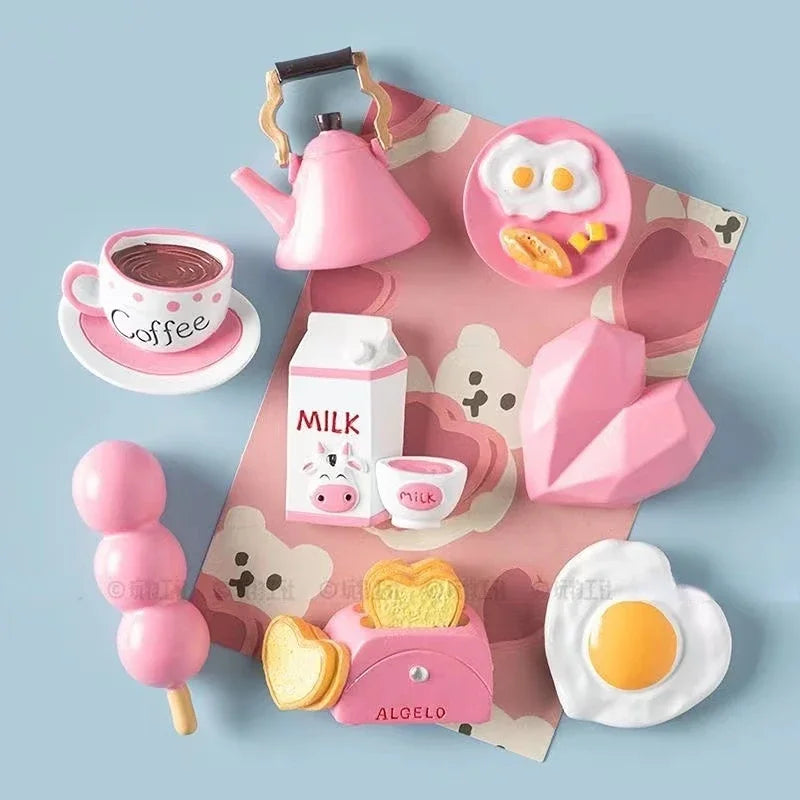 Girl Is Cute Creative Resin Refrigerator Magnets Emulating