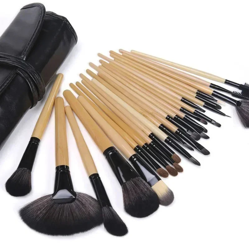 Gift Bag Sponge 24 Makeup Brush Sets Cosmetics
