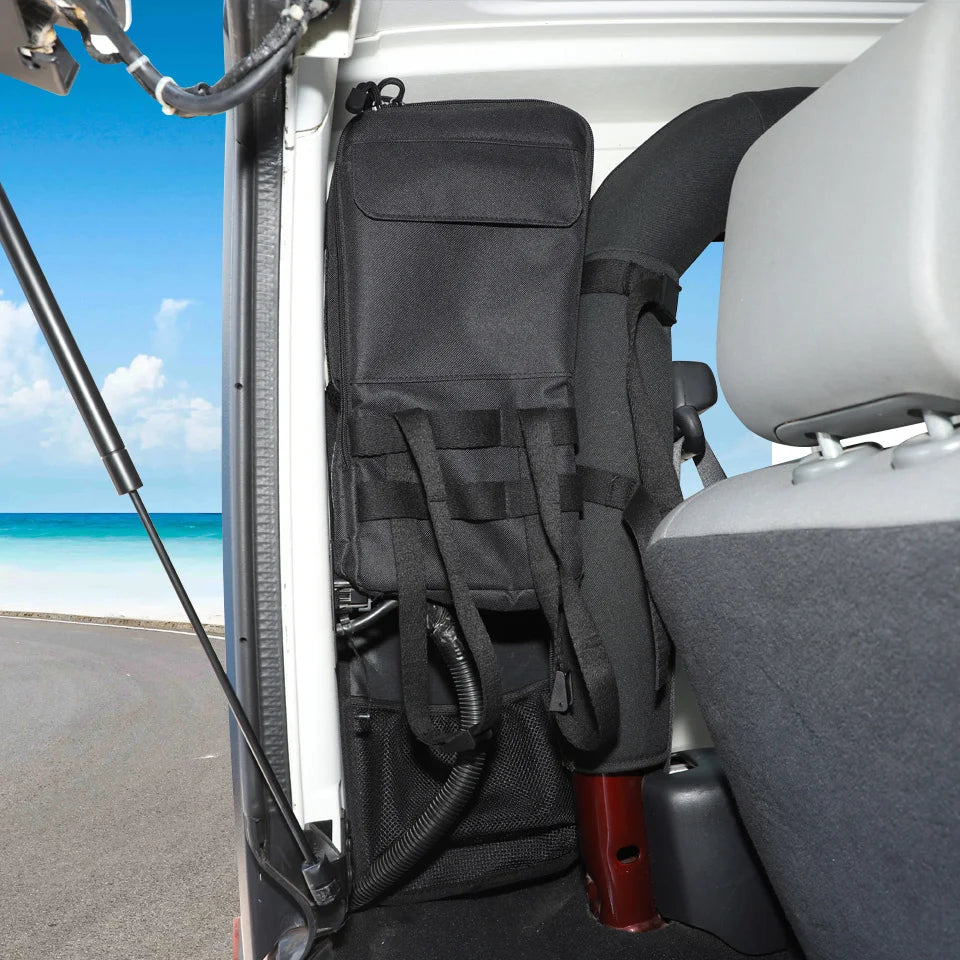Tesin Car Trunk Door Roll Bar Anti-Roll Storage