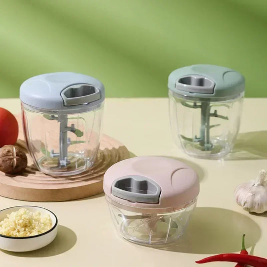 500ml Meat Mincer Garlic Chopper Rotate Garlic Press