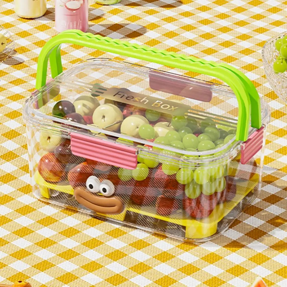Sealed Food Storage Container Save Space Lid Refrigerator