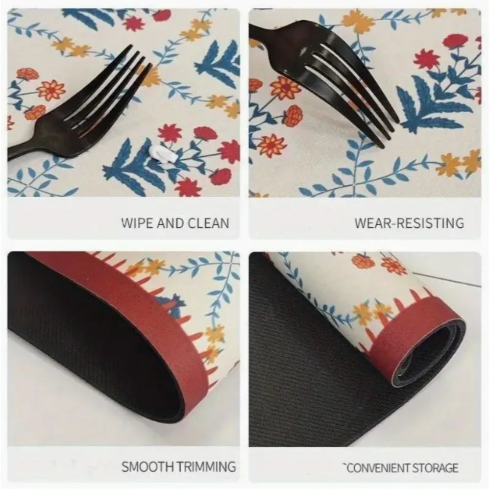 Dish Drain Pad Checkerboard Design Decor Diatomaceous Earth