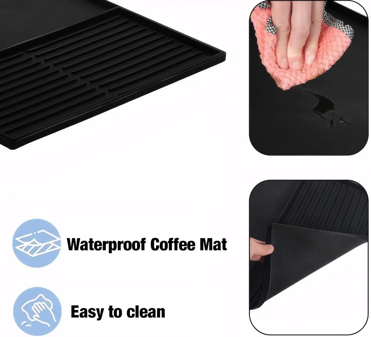 Htmck In Coffee Machine Silicone Mat Tray Bar