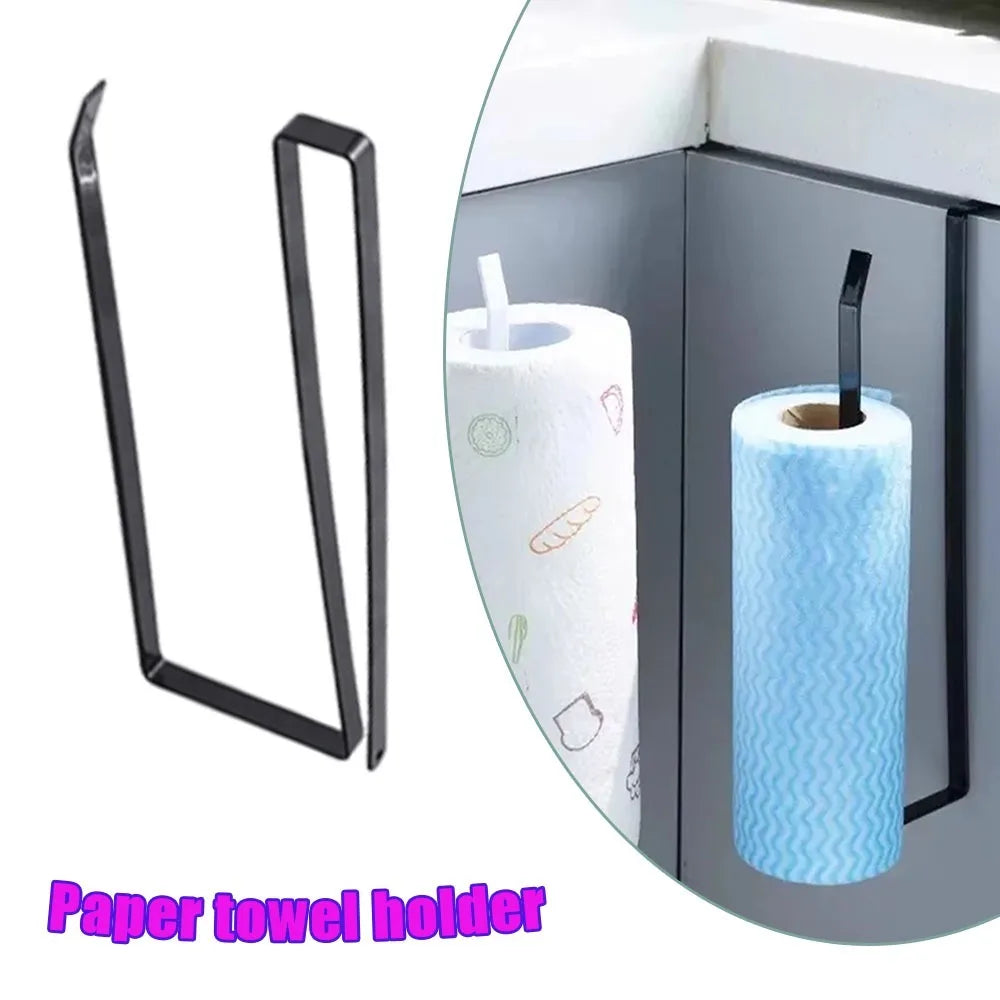 Space Saving Under Cabinet Paper Towel Holder No