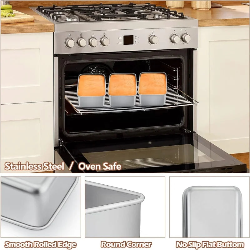Bread Baking Loaf Pan Cake Mold Non-Stick Aluminum