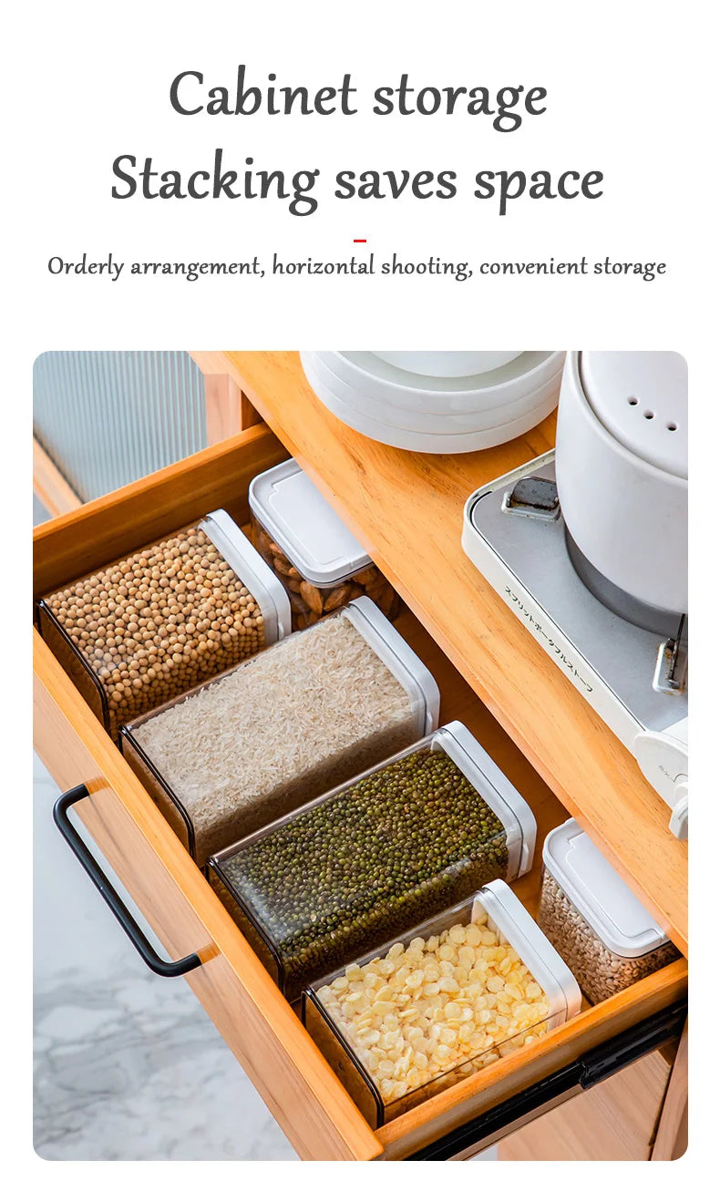 Opening Lid Sealed Jar Transparent Body Food Grade