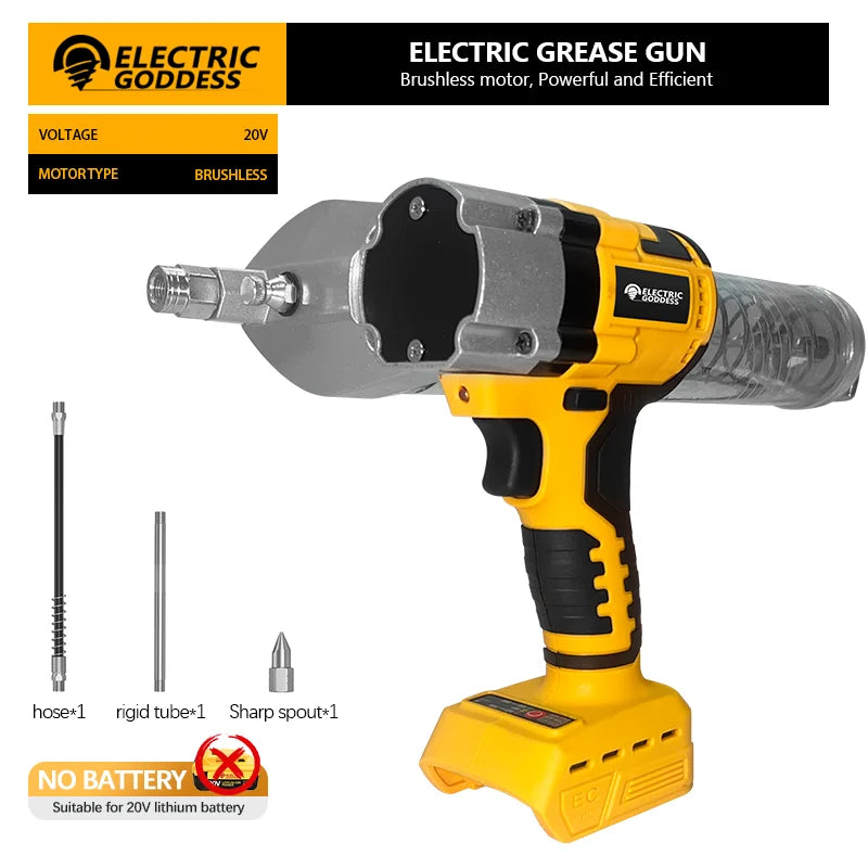 Electric Goddess Electric Grease Gun Led Oil Injector
