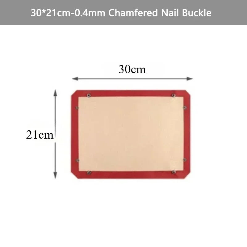 Silicone Baking Mat Button Non-Stick Reusable Heat Resistant