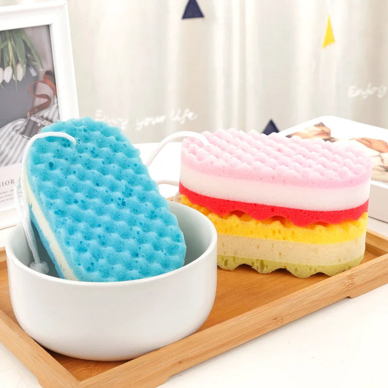 Three-Layer Seaweed Sponge Bath Sponge Adults Bath Ball