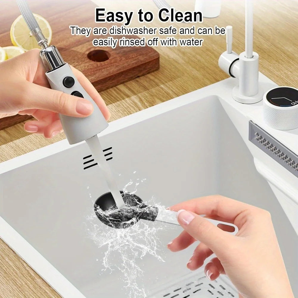 10 Measuring Cups Spoons Stainless Steel Handle Stackable