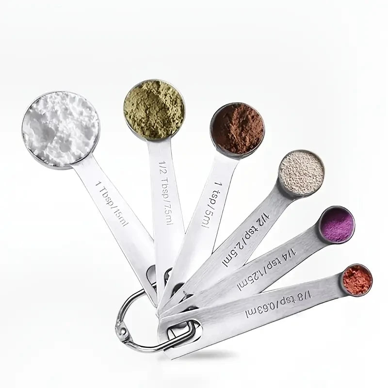 Stainless Steel Measuring Spoon Including American Metric