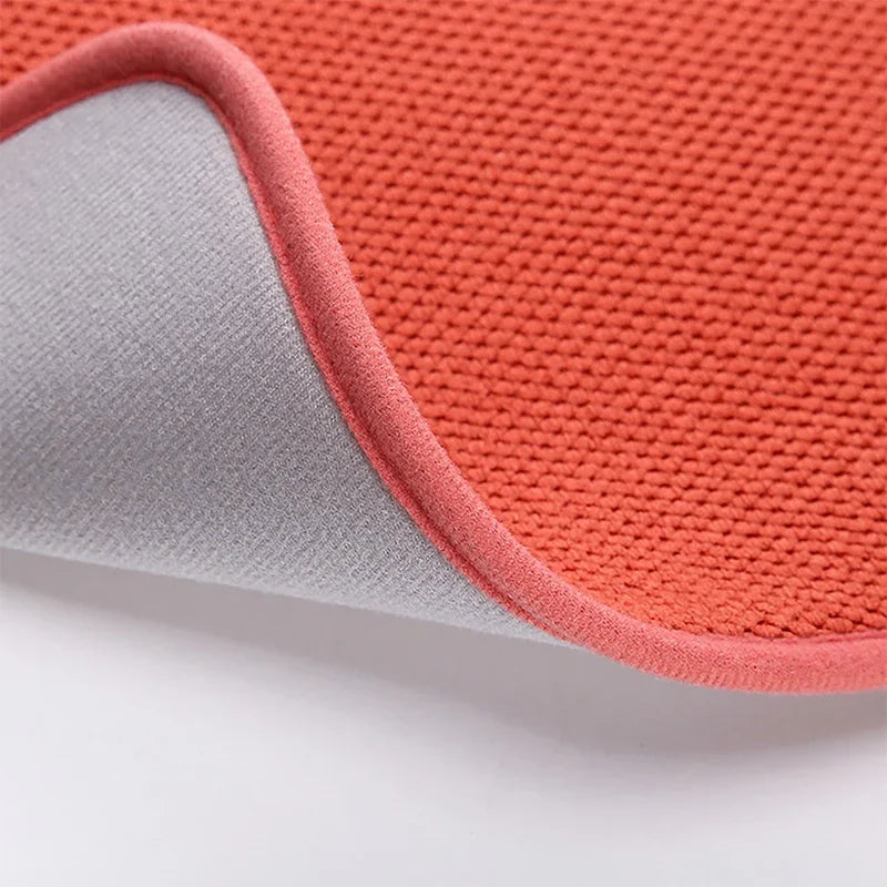 Dish Drying Mat In Cabinet Mats Microfiber Absorbent