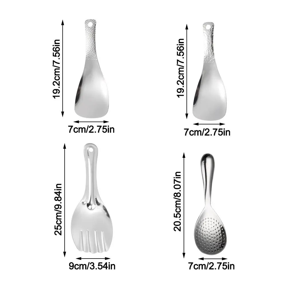 Stainless Steel Rice Spoon Rice Shovel Thickened Non-Stick