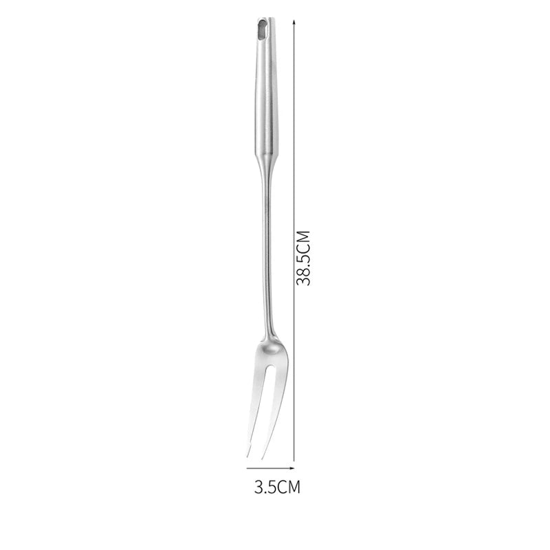 Lmetjma 304 Stainless Steel Utensils All Metal Long