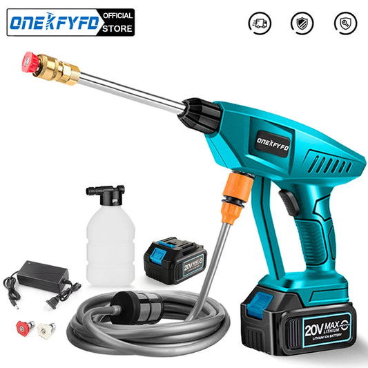 30bar Cordless High Pressure Cleaner Washer Spray Water