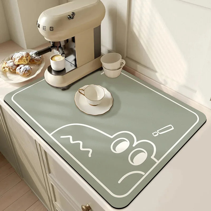 Super Antiskid Large Absorbent Draining Mat Super Absorbent