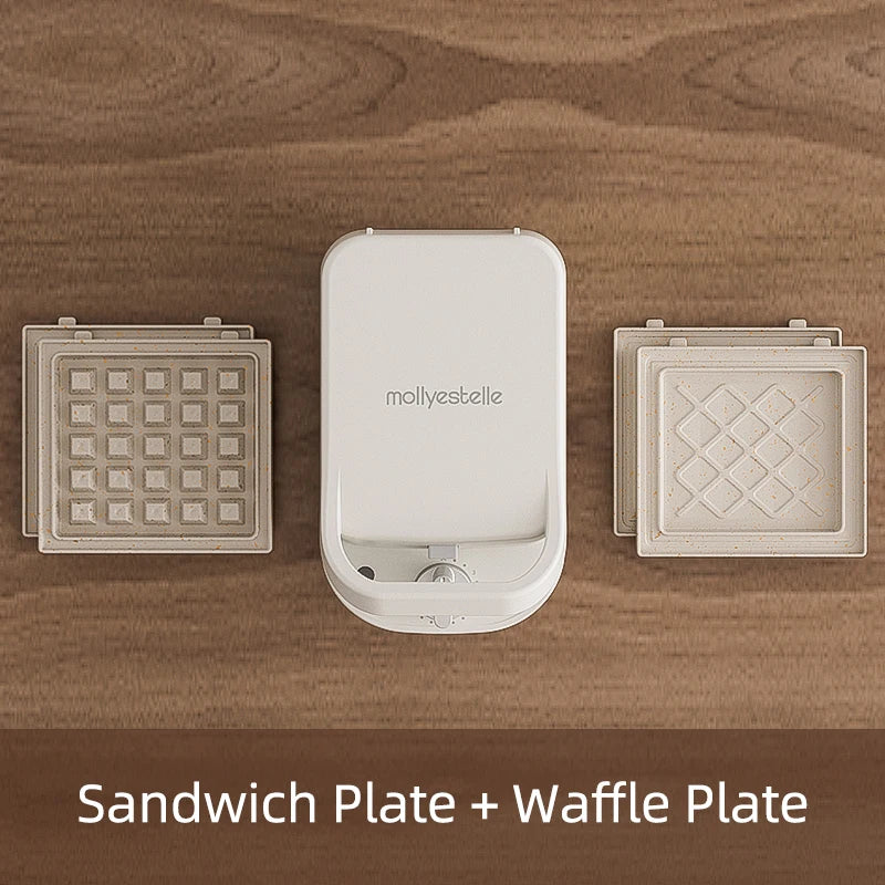 600w Electric Sandwich Maker Waffle Maker Multi-Baker Breakfast