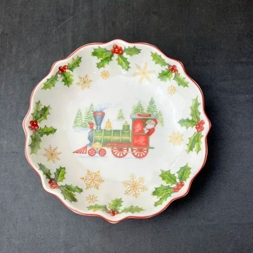 Selling German Bao Tableware Christmas European Dinner Plate