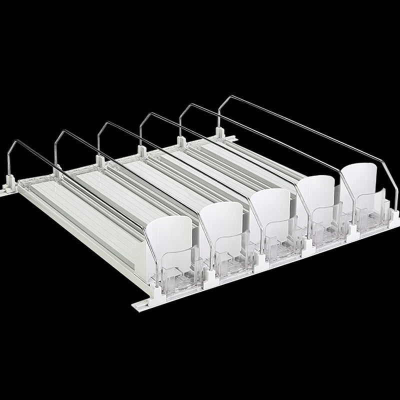 Push Rack Beverage Thruster Dispenser Storage Soda Can
