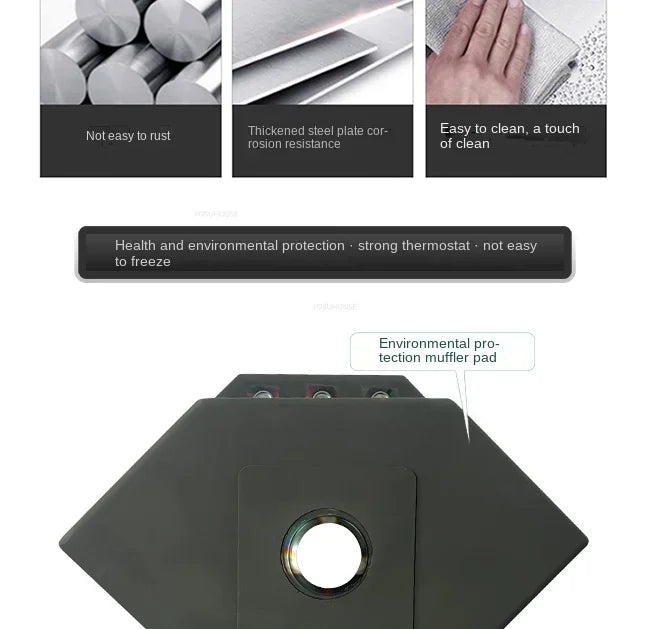 Diamond Shaped Sinks Stainless Steel Creative Corner Dish