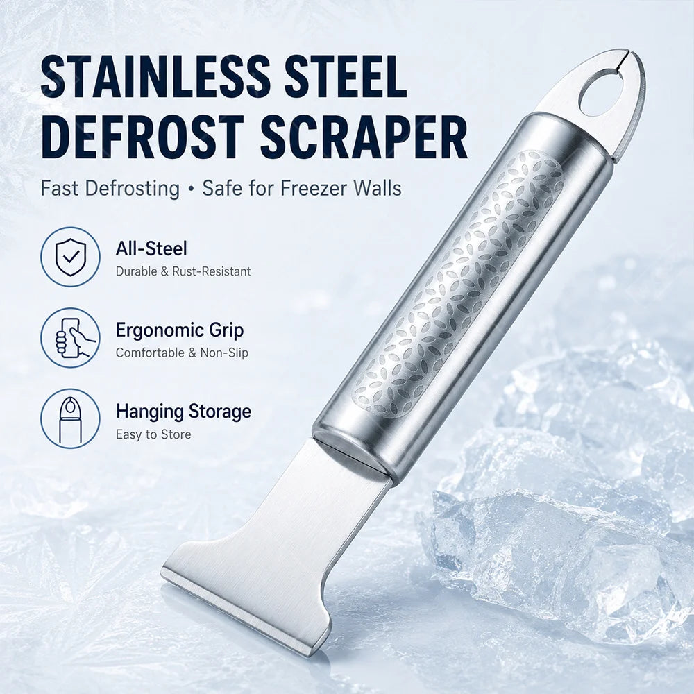 Stainless Steel Freezer Deicers Refrigerator Deicers Ice Scraper
