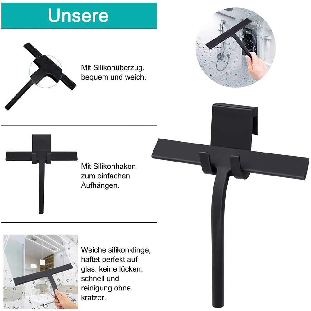 Shower Squeegee Glass Wiper Scraper Glass Cleaner Window