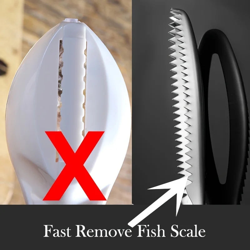 Stainless Steel Fish Scale Cleaner Scraper Scale Peeler