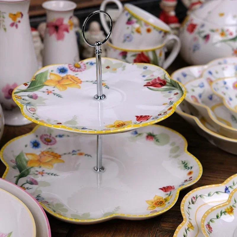 German Weibao Christmas Tableware Flat Plate Round Dinner