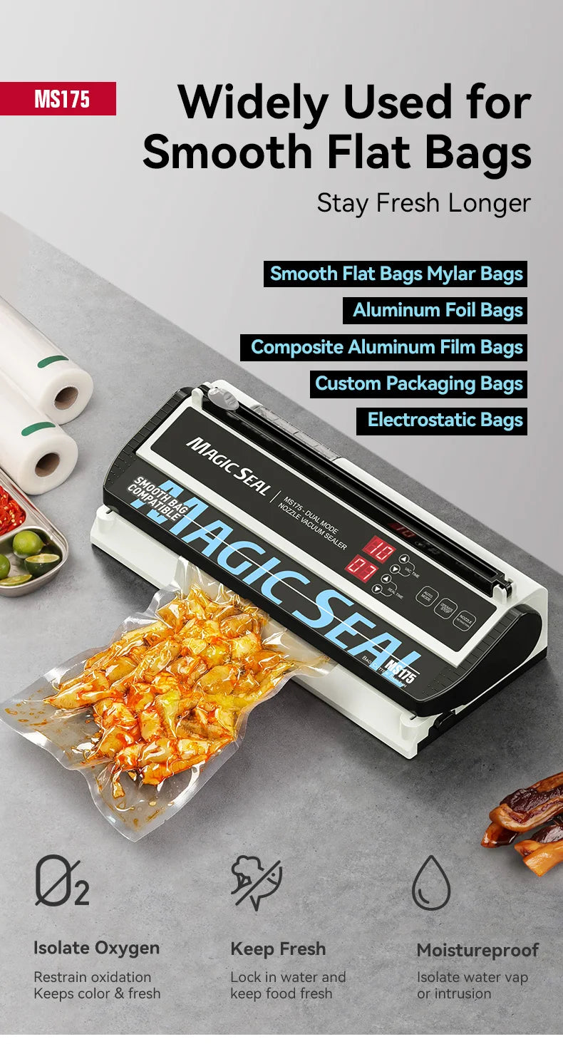 Magic Seal Ms175 Vacuum Sealer Machine Sous Vide