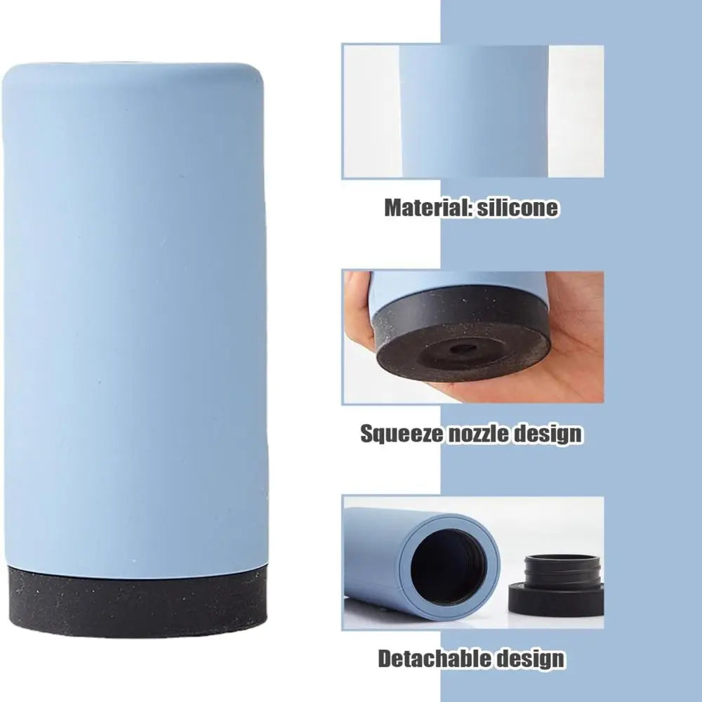 Shampoo Conditioner Dish Soap Dispenser Silicone Reusable Dish