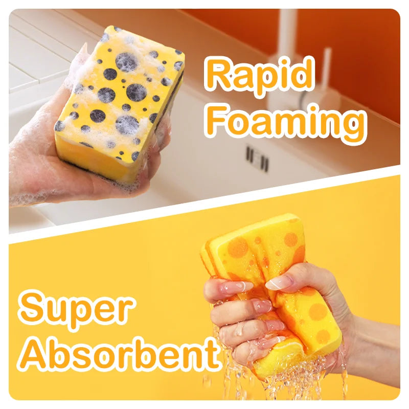 Vismoore Thick Dish Sponge High Density Absorbent Double